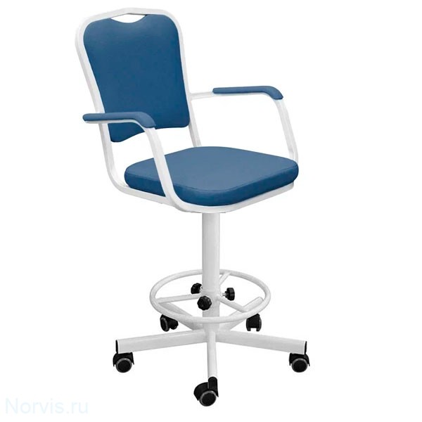 Кресло винтовое КР02-1 (обивка цвет синий)