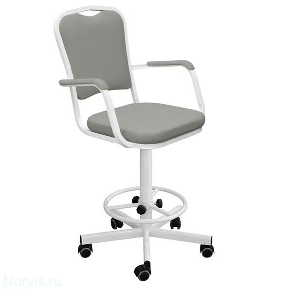 Кресло винтовое КР02-1 (обивка цвет серый)