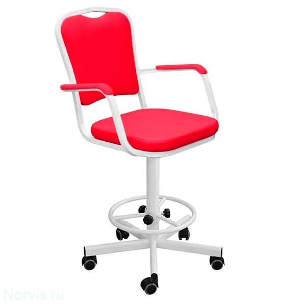 Кресло винтовое КР02-1 (обивка цвет красный)