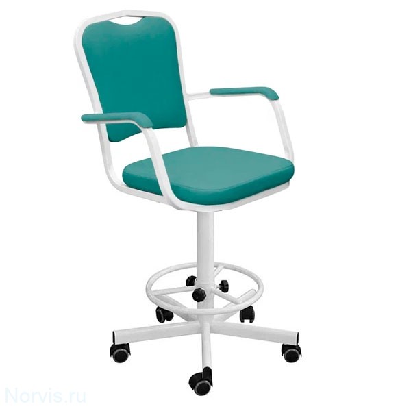 Кресло винтовое КР02-1 (обивка цвет зеленый)