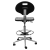 Антистатический стул высокий КР12-В(А) (газлифт, опора для ног, колеса)