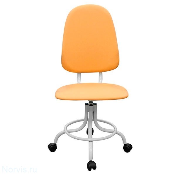 Кресло КР14/БП на винтовой опоре (обивка цвет оранжевый)