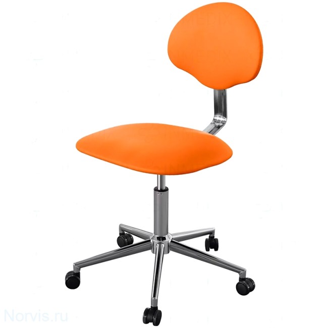 Кресло КР12 (обивка экокожа, цвет оранжевый)