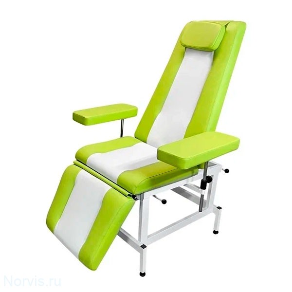 Кресло-кушетка К03 (цвет светло-зеленый, вставки белые)