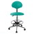 Кресло высокое КР12-В (обивка экокожа, цвет светло-зеленый)