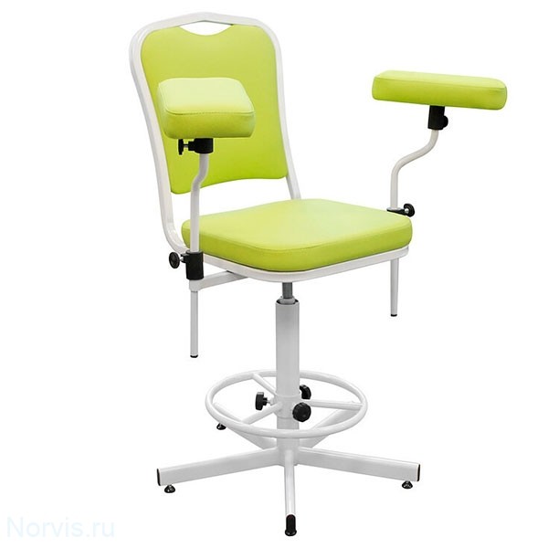 Кресло для взятия крови ДР03-1 (обивка цвет светло-зеленый)