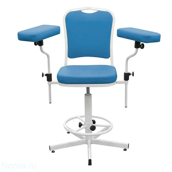 Кресло для взятия крови ДР03-1 (обивка цвет синий)