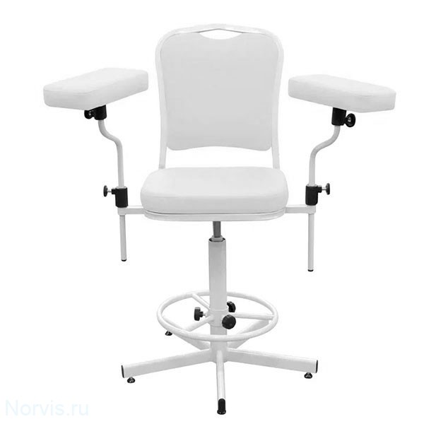 Кресло для взятия крови ДР03-1 (обивка цвет белый)