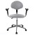 Кресло с подлокотниками КР12/П (обивка экокожа, цвет серый)