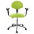 Кресло с подлокотниками КР12/П (обивка экокожа, цвет светло-зеленый)
