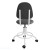 Кресло КР01 на винтовой опоре (обивка цвет черный)