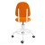 Кресло КР01 на винтовой опоре (обивка цвет оранжевый)
