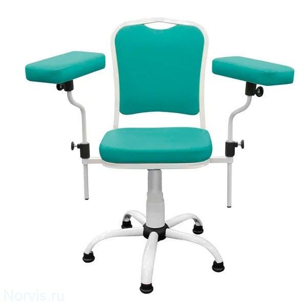 Кресло для забора крови ДР02(1) на газлифте (обивка цвет зеленый)