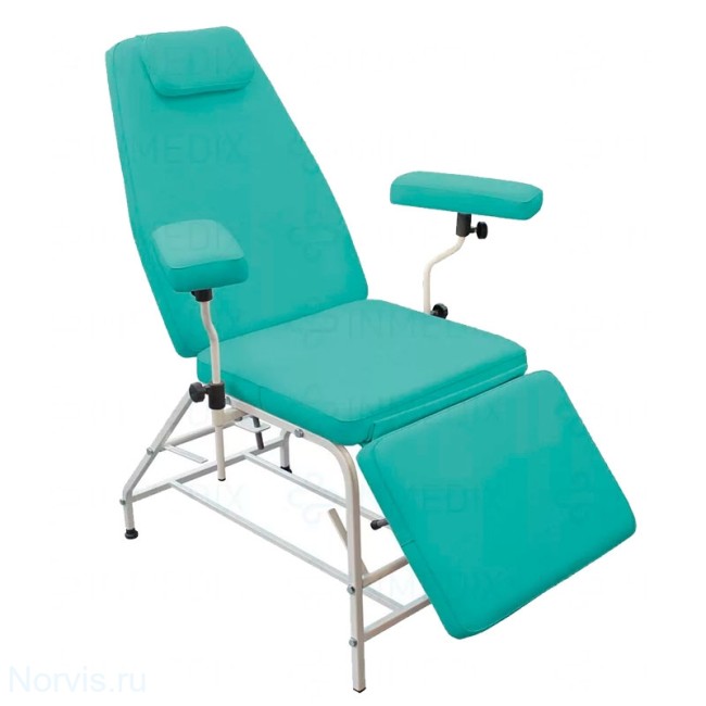 Донорское кресло ДР04 (т) мягкая обивка (обивка цвет зеленый)