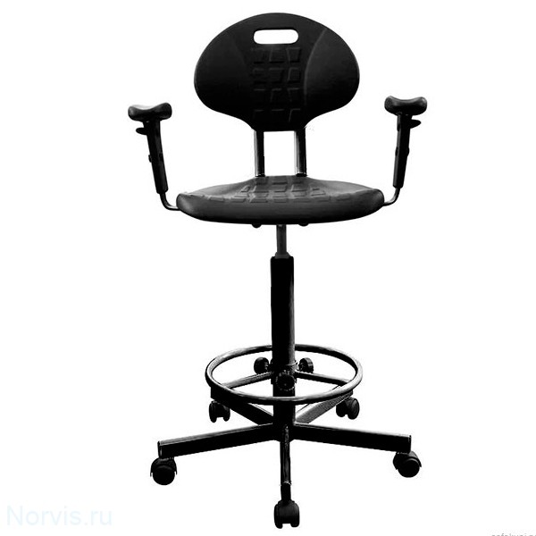 Кресло с подлокотниками КР10-2/К (каркас черный)