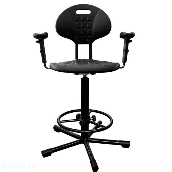 Кресло с подлокотниками КР10-2 (каркас черный)