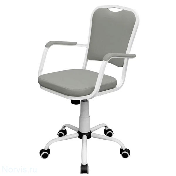 Кресло для медицинских учреждений КР09(1) обивка цвет серый