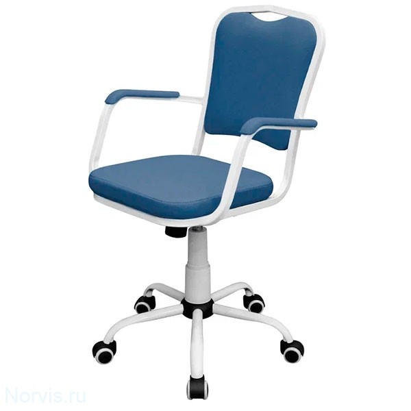 Кресло для медицинских учреждений КР09(1) обивка цвет синий