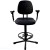 Кресло с подлокотниками КР10-2(1) (каркас черный)