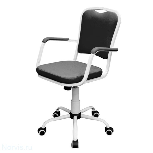Кресло для медицинских учреждений КР09(1) обивка цвет черный