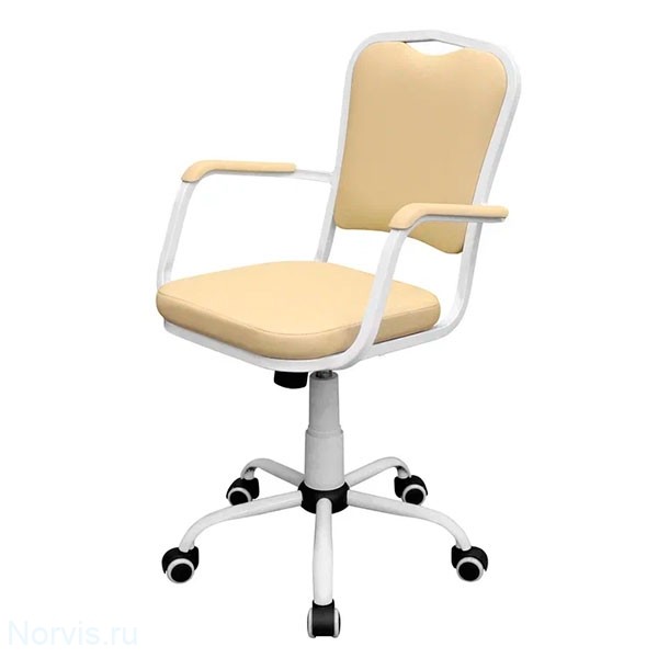 Кресло для медицинских учреждений КР09(1) обивка цвет кремовый