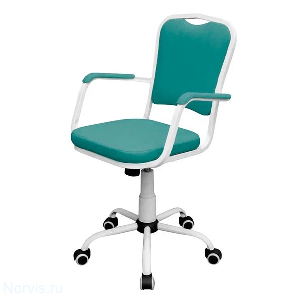 Кресло для медицинских учреждений КР09(1) обивка цвет зеленый