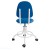 Кресло КР01 на винтовой опоре (обивка цвет синий)