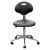 Стул-кресло на газлифте КР12 (полиуретан цвет черный)