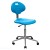 Стул-кресло на газлифте КР12 (полиуретан цвет голубой)
