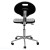 Стул-кресло на газлифте КР12 (полиуретан цвет серый)