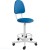 Кресло на винтовой опоре КР02/К (обивка цвет синий)