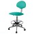 Кресло высокое КР12-В (обивка экокожа, цвет зеленый)