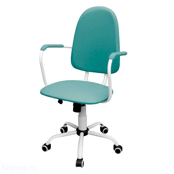 Кресло для медицинских учреждений КР14(1) обивка цвет зеленый