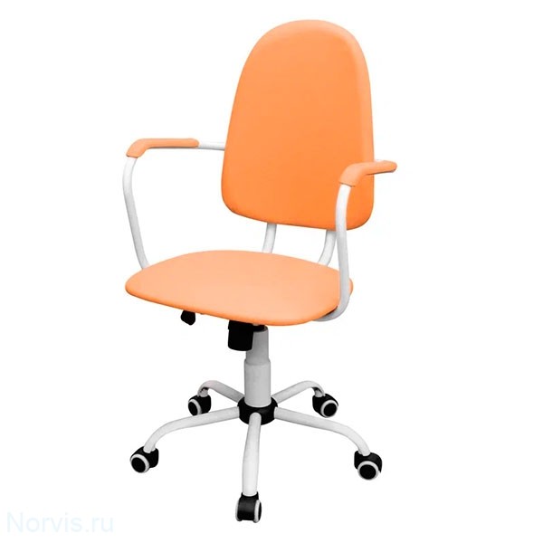 Кресло для медицинских учреждений КР14(1) обивка цвет оранжевый