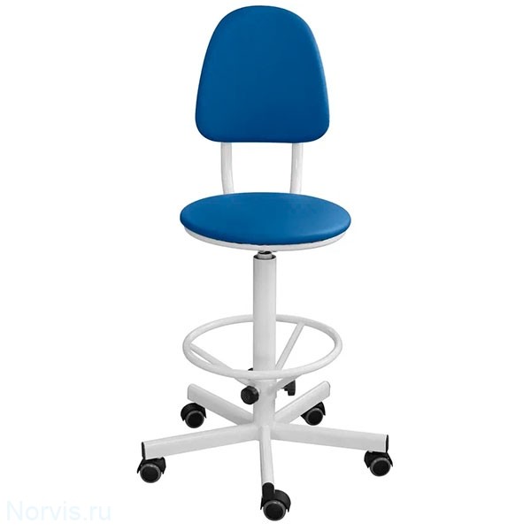 Кресло винтовое КР03/К (обивка цвет синий)